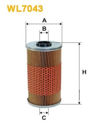 WIX FILTERS wl7043 -  Фильтр масляный двигателя